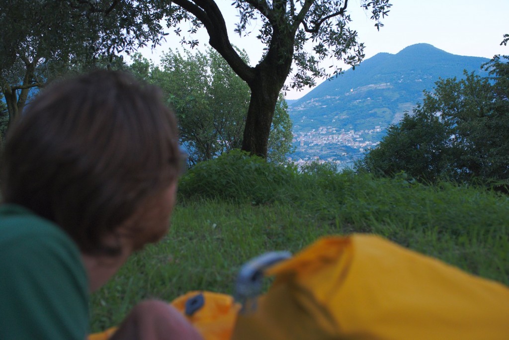 Camping in Monte Isola