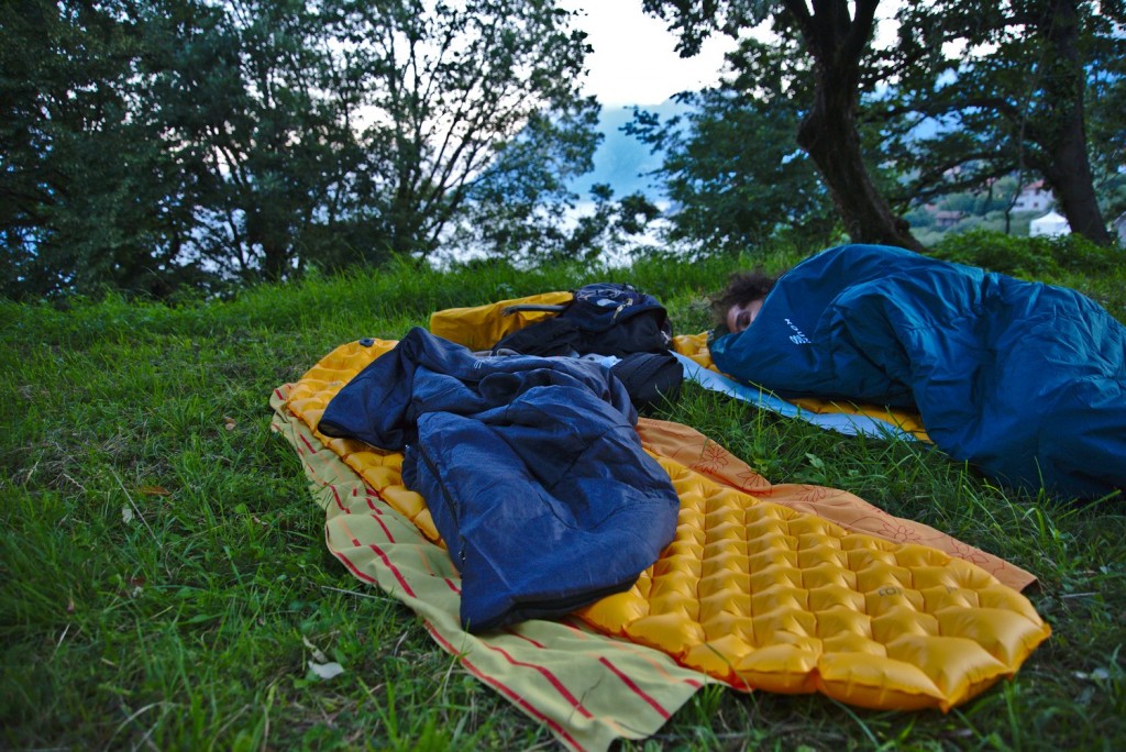 camp, bivvy at Monte Isola