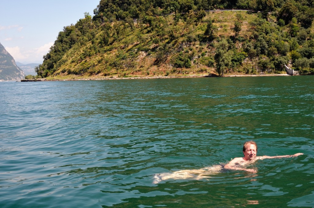 Wild Swimming at the floating piers